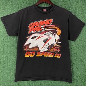 2008 Speed Racer Grand Prix Go Speed Go Movie T-Shirt Youth Boys Size XL